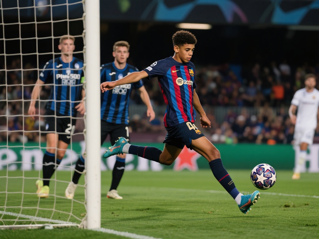 亚马尔，这位年仅17岁的巴萨新星，在比赛